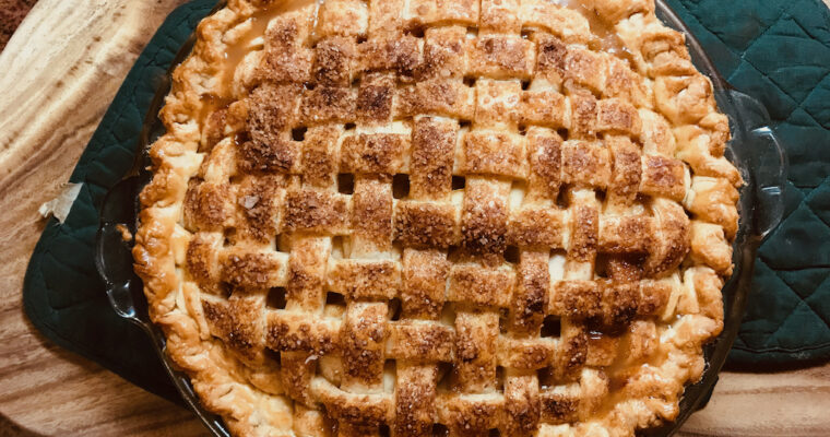 Salted Caramel Apple Pie