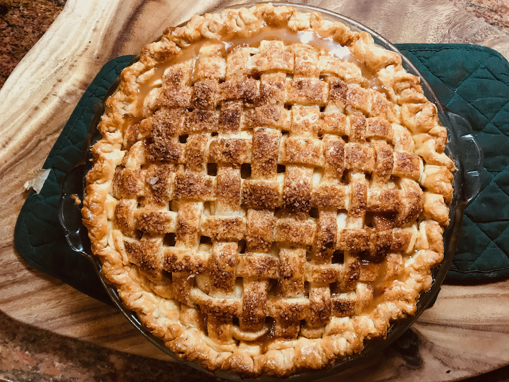 Salted Caramel Apple Pie