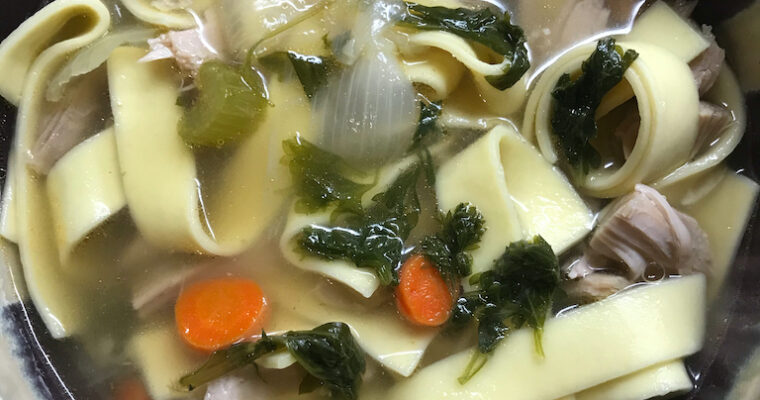 Leftover-Turkey Noodle Soup