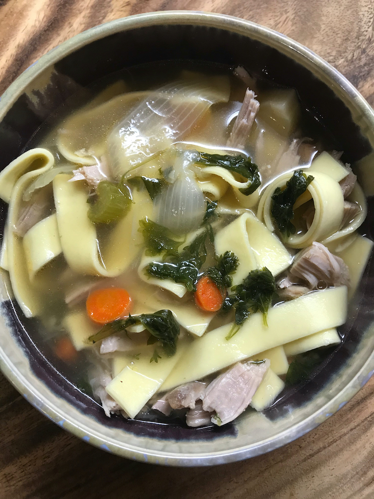 Leftover-Turkey Noodle Soup
