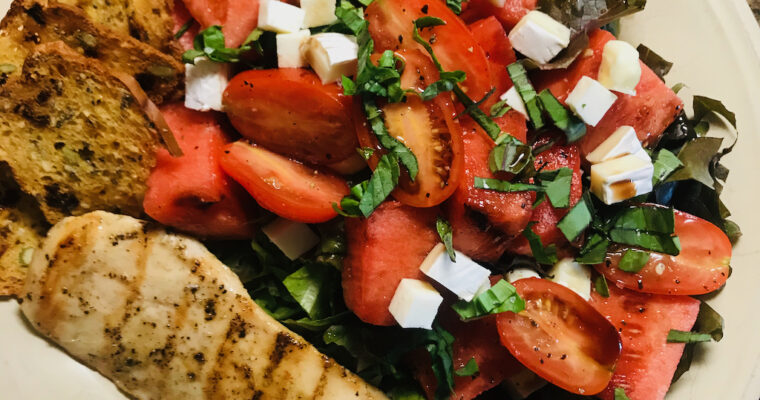 Grilled Watermelon Salad
