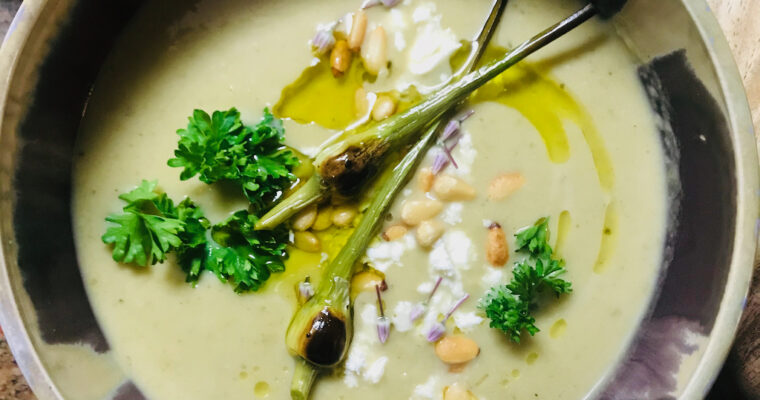 Garlic Scape Soup