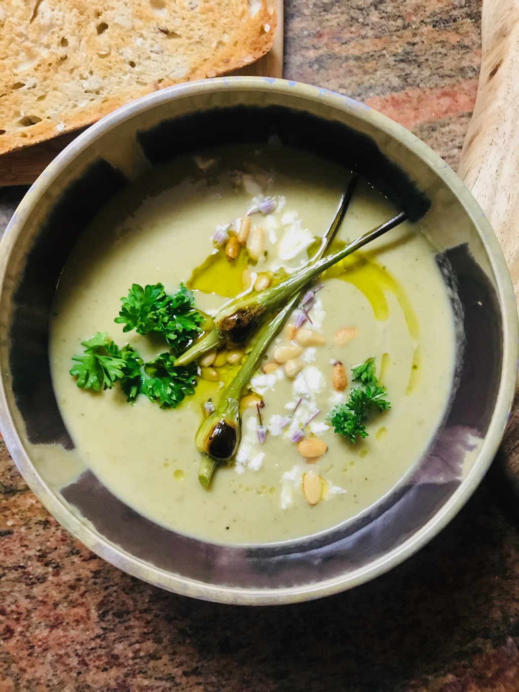 Garlic Scape Soup
