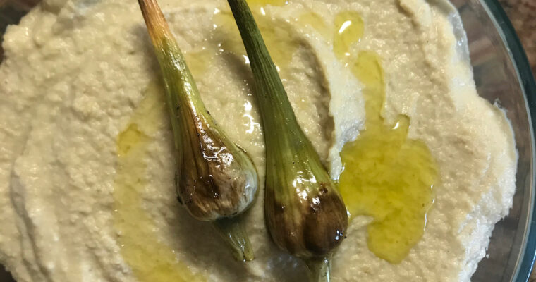 Garlic Scape Hummus